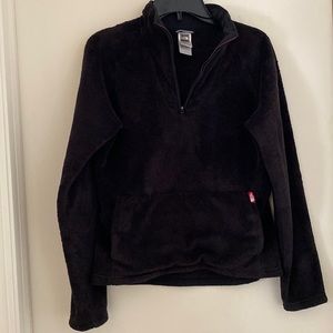 The Northface Women’s Teddy Furry Jacket Black Small